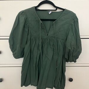 Old Navy Green Blouse